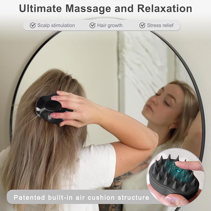 FREATECH Scalp Scrubber Scalp Massager Hair Growth, Shower Shampoo Brush - Image 5