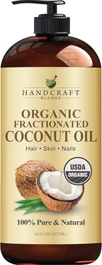 Handcraft Blends Organic Fractionated Coconut Oil | 100% Pure and Natural | by HandcraftBlends