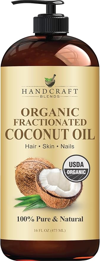 Handcraft Blends Organic Fractionated Coconut Oil | 100% Pure and Natural | by HandcraftBlends
