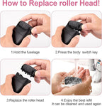 8 Pack Refill Rollers, Replacement Rollers Heads, 3 Pack Extra Coarse, 3 - Image 2