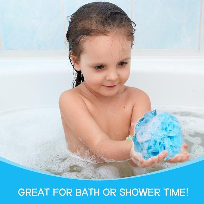 Loofah Sponge Shower Loofahs Bath Sponges Mesh Balls - Image 6