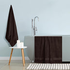 GLAMBURG Premium Cotton Oversized 2 Pack Bath Sheet 35x70-100% Pure Cotton - Image 4