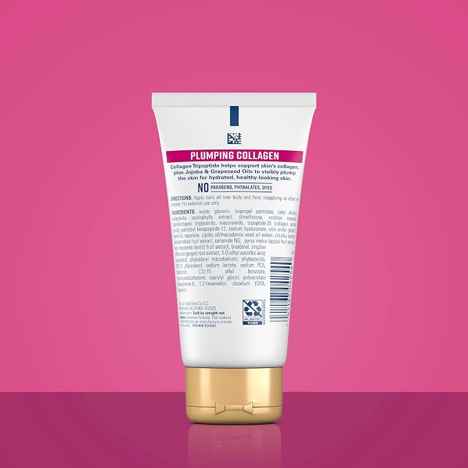 Gold Bond Plumping Collagen Body and Face Serum Lotion, Lightweight Hydrating - Image 2