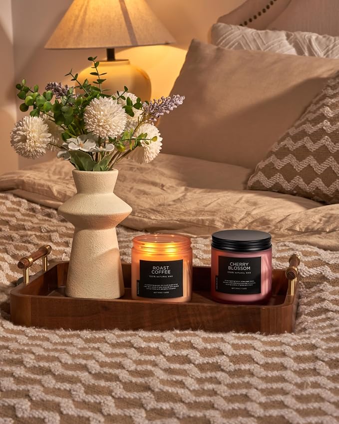 M&SENSE Coffee Home Scented Candles, 11.6oz Natural Soy Wax, 70-Hour Long - Image 8