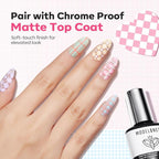 Modelones 16PCS Plaid Nail Stamping Kit – French Tip Stamper White Black - Image 3