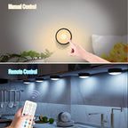 ILYXY LED Puck Lights with Remote, 3 Pack Under Cabinet Lighting, Battery - Image 6