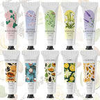 spa luxetique 10 Pack Hand Cream Gifts Set Hand Lotion Dry Cracked Travel Size by spaluxetique