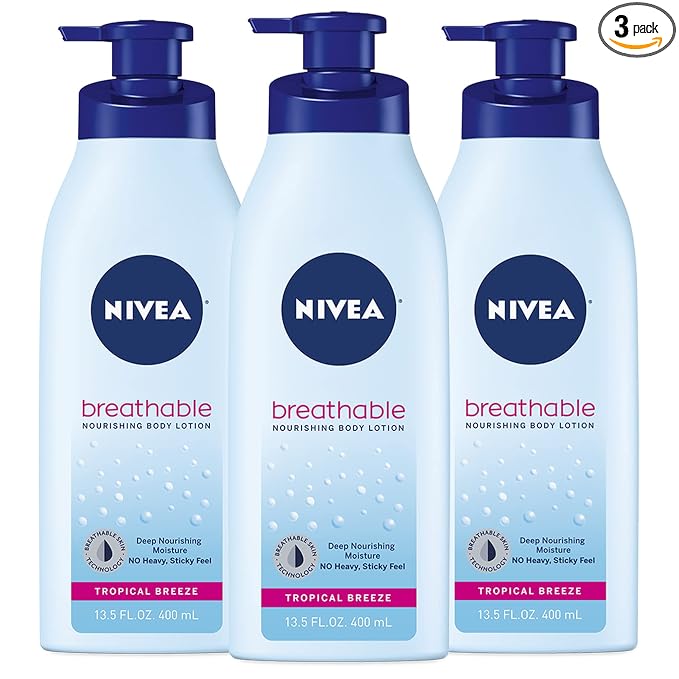NIVEA Breathable Nourishing Body Lotion Tropical Breeze, Body Lotion by Nivea