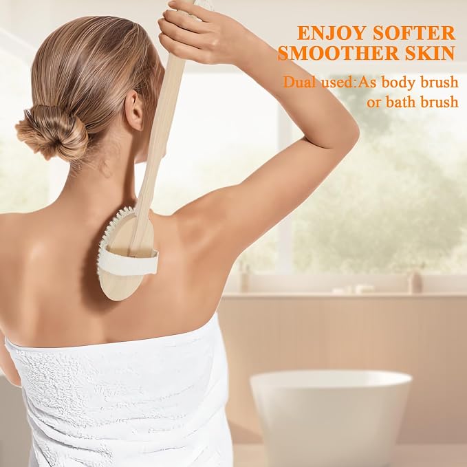 SAMEBUTECO Dry Brushing Body Brush Set - Image 2