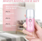 Honoson 2 Pack Nano Facial Mister Spray Bottle Handheld Humidifier Portable - Image 4