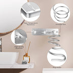 YUET Hair Dryer Holder Hairdryer Station Wall Mounted Shelf Bracket - Image 4