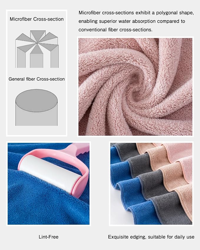 sakano Quick-Drying Microfiber Towel Set - Image 4