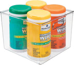 mDesign Plastic Modern Storage Organizer Bin Basket - Image 7