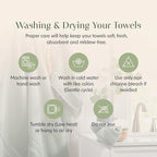 Springtree Home Luxury Bamboo Rayon Bath Towel Set 6 Piece Set | 35% Bamboo - Image 9