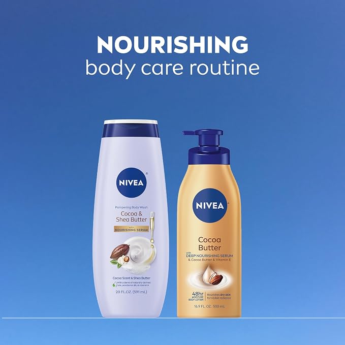 NIVEA Pampering Cocoa and Shea Butter Body Wash - Image 11