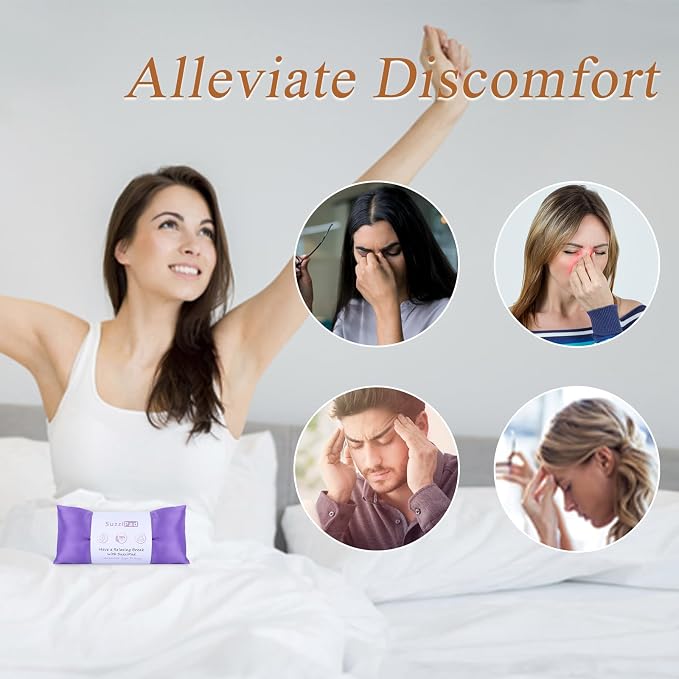 SuzziPad Lavender Eye Pillows for Relaxation - Image 4