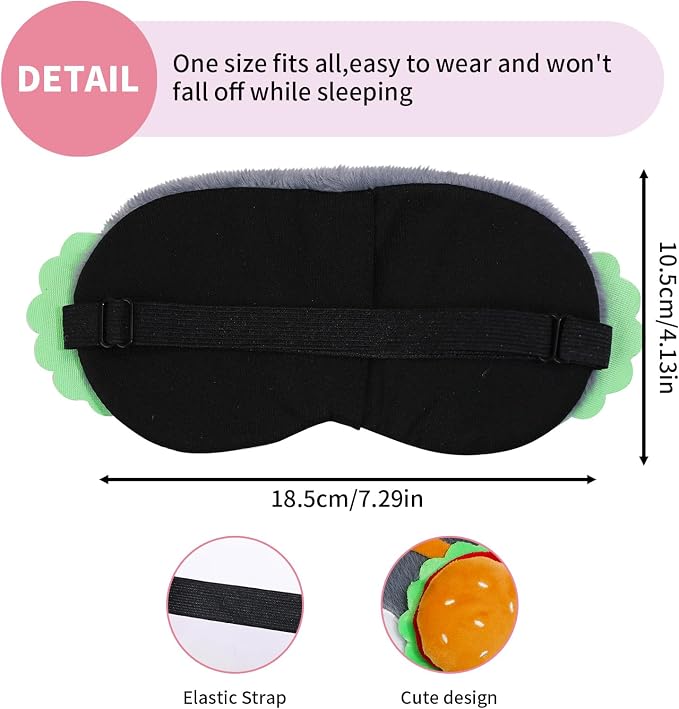 PERFECTSIGHT Sleep Eye Masks, Cute Penguin Plush Sleep Eye Cover Lightweight - Image 7