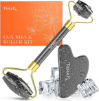 TeraRX® Terahertz Gua Sha & Facial Roller Set – 100% Authentic Terahertz Stone by TeraRX