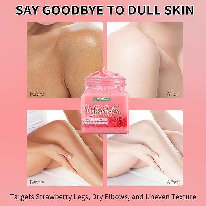 Watermelon Body Scrub &Avocado Face & Body ScrubMoisturizing and Exfoliating - Image 6