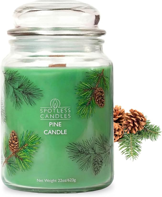 Pine Candle 22oz by SpotlessLeopard