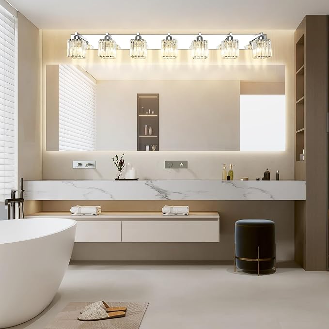 Aipsun Bathroom Vanity Light Fixtures Chrome Vanity Light - Image 3