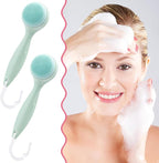 HINZIC 2 Pack Silicone Manual Facial Cleansing Brush, Skin Friendly Waterproof - Image 6