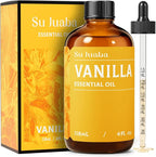 SU JUABA Vanilla Essential Oil 4 Fl Oz, 100% Natural Aromatherapy Oil by Unknown