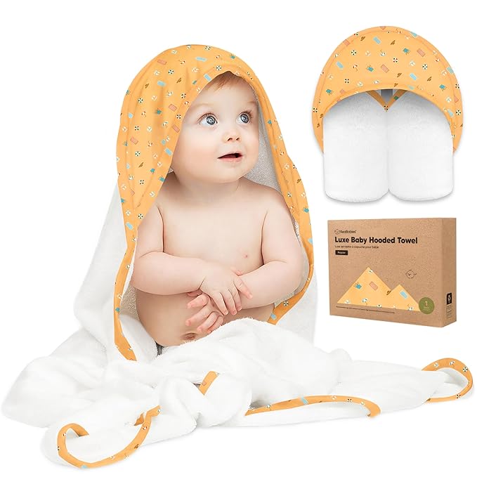 KeaBabies Hooded Baby Towel for Newborn by KeaBabies