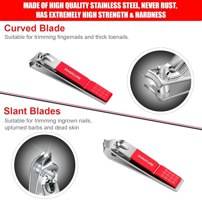 Manicure Set Professional Nail Clippers Pedicure Kit - Image 3