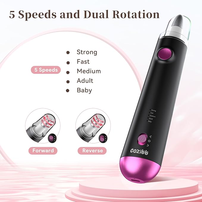 Electric Nail Drill, 8-in-1 Cordless Electric Nail File - Image 2