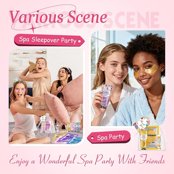84 Pcs Bulk Gifts for Women, Under Eye Patches, Hand Creams Bulk & Lip Balms - Image 3