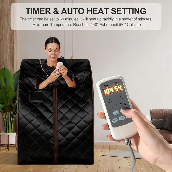 Infrared Sauna| Portable Personal Sauna| Home Spa Sauna| Separate Heating Foot - Image 4
