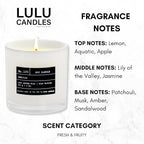 Lulu Candles | Poolside | Luxury Scented Soy Jar Candle | Hand Poured in The - Image 2