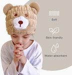Microfiber Hair Towel Wrap for Kids, Absorbent Quick Girls Boys Hair Drying - Image 4