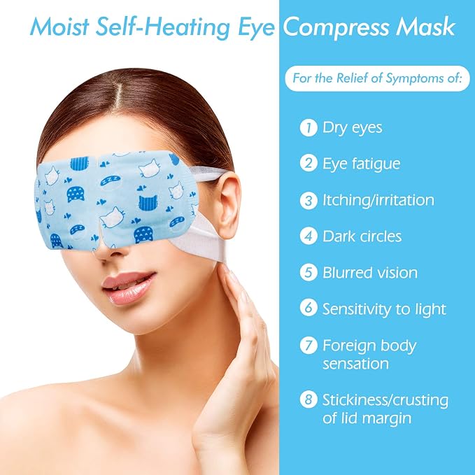 Jekeno Steam Eye Mask, 16 Packs Eye Masks - Image 4