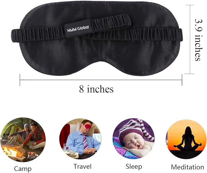 Mulberry Natural Silk Sleep Mask - Image 8