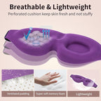 Sleep Mask, Upgraded Eyelash Friendly Night Blindfold - Image 6