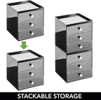 mDesign Makeup Organizer Storage Station Cube - Image 5