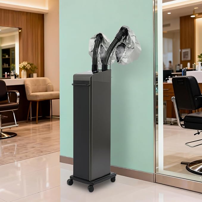 800W Nano Hooded Hair Steamer, Professional Micro Mist Hair Care Steamer - Image 2