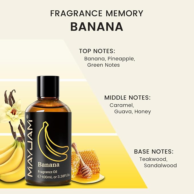 MAYJAM 100ML/3.38FL.OZ Banana Fragrance Oils - Image 4