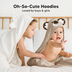 KeaBabies Hooded Baby Towel for Newborn - Image 7