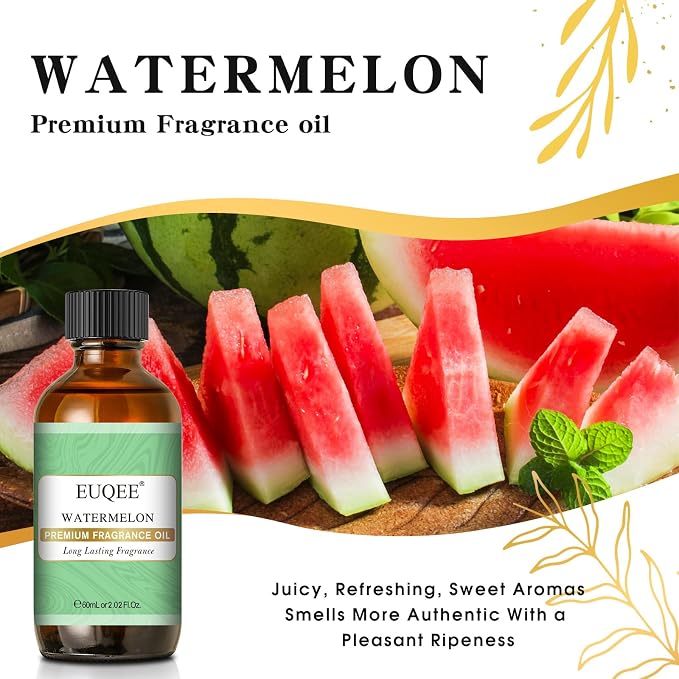 EUQEE 2.02 FL.OZ Watermelon Fragrance Oils, Essential Oils - Image 2