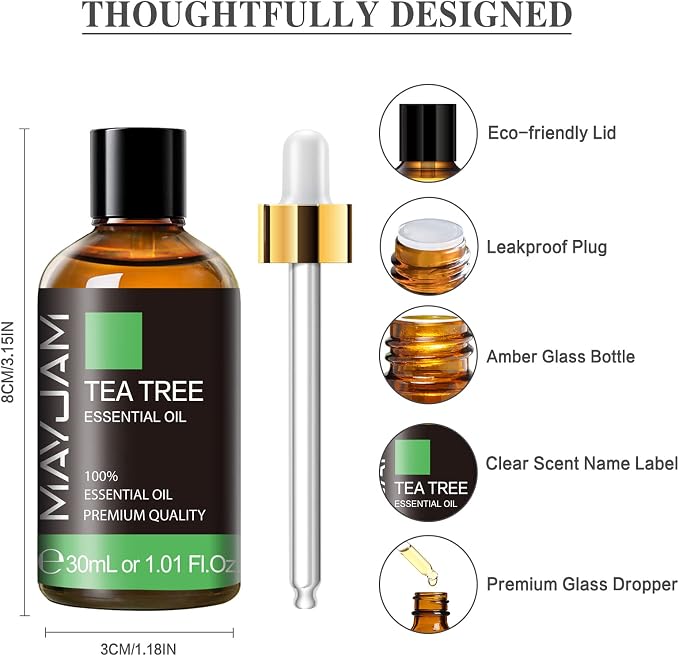 Tea Tree Essential Oil, MAYJAM Pure Essential Oils - Image 6