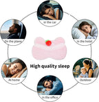 PERFECTSIGHT Sleep Eye Masks, Cute Plush Sleep Eye Cover Lightweight Adjustable - Image 4