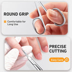 THRAU Cuticle Scissors Extra Fine - Image 5