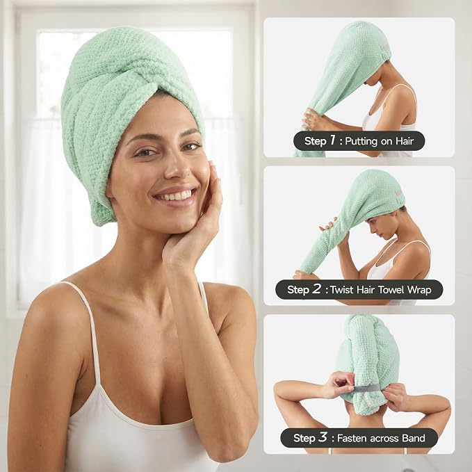 REDKISS Microfiber Hair Towel Wrap - Image 8