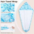 Unicorn Castle Microfiber Hair Towel - Image 5