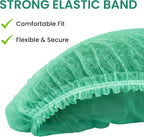 Disposable Bouffant Caps 21 Inch Non Woven Hair Net Elastic Head Cover - Image 8