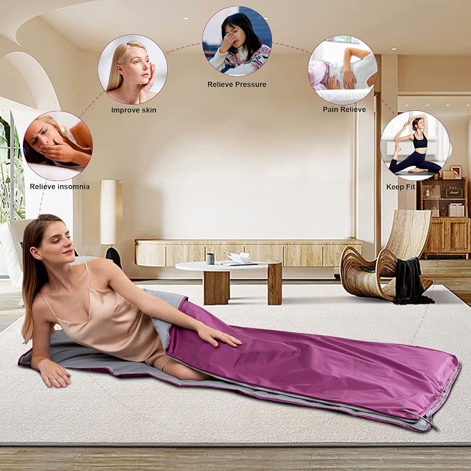 Infrared Sauna Blanket, Portable Home Sauna Blanket, Heat Healer Sauna Blanket - Image 3