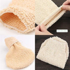 2 Pcs Exfoliating Gloves, Bath Shower Gloves Mitts Bamboo Fiber Bath Body - Image 3